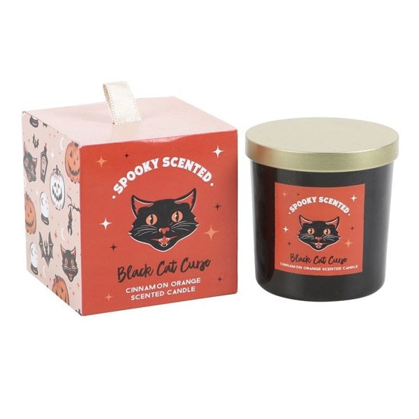 Serano Black Cat Curse Cinnamon Orange Candle