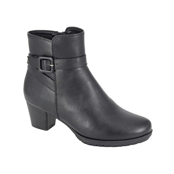 Cipriata Womens/Ladies Clodia Memory Foam Ankle Boots - Black - 