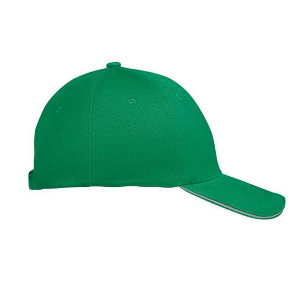 MidOcean Buffalo 6 Panel Baseball Cap - Prairie Green/White - 