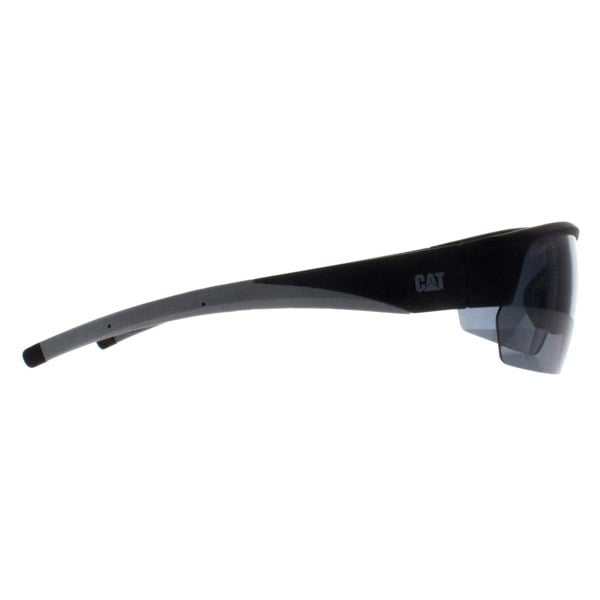 Caterpillar Sunglasses CTS-8022 104P Matte Black Solid Smoke Polarized