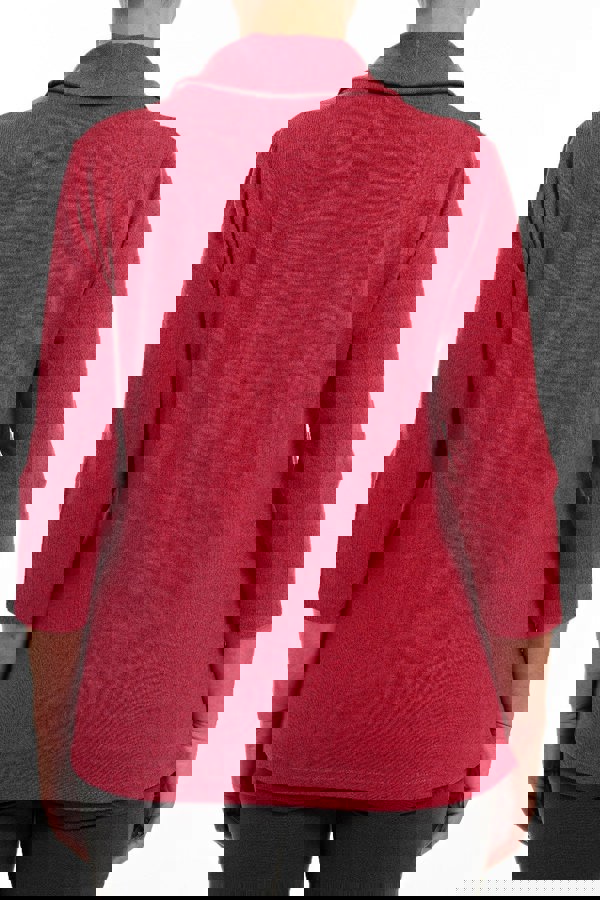 PennyPlain Cowl Neck Top - Fuchsia