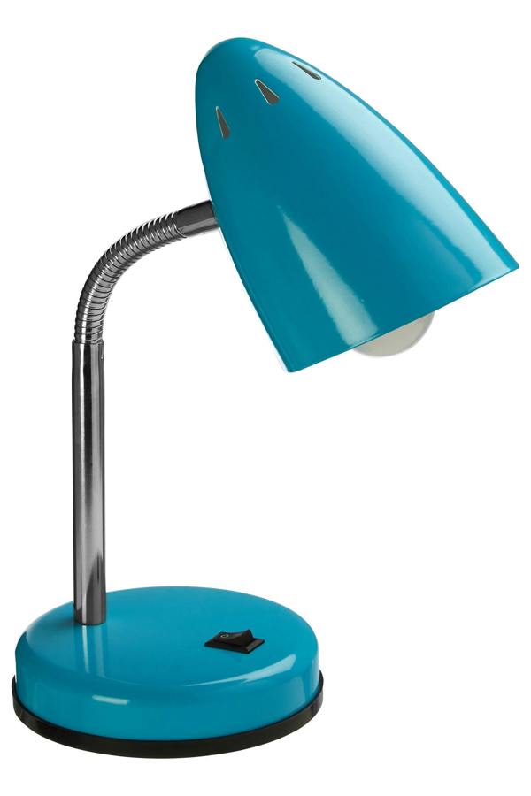Maison by Premier Flexi Blue Gloss Desk Lamp
