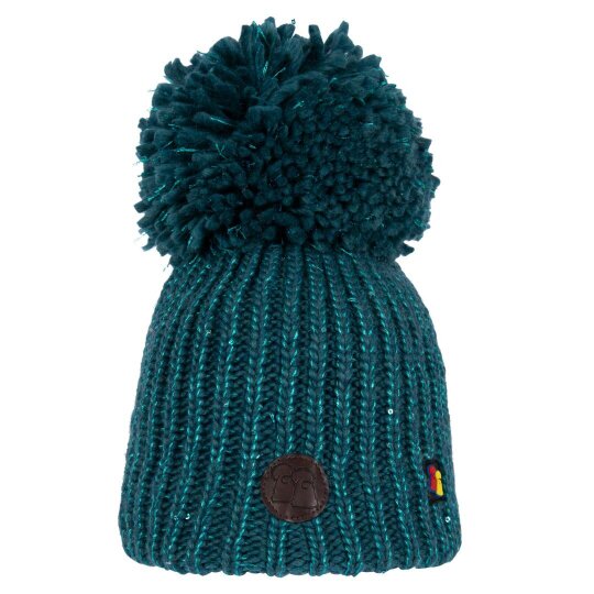 Big Bobble Hats Teal Sparkle