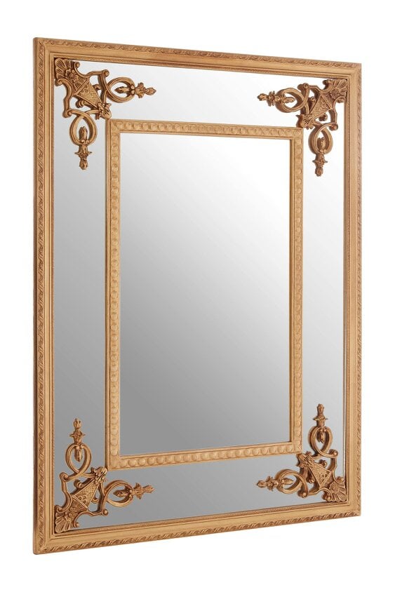Interiors by Premier Marseille Gold Motifs Frame Wall Mirror
