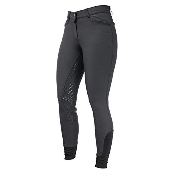 HyFASHION Womens/Ladies Roka Crystal Breeches - Black/Black Crystal