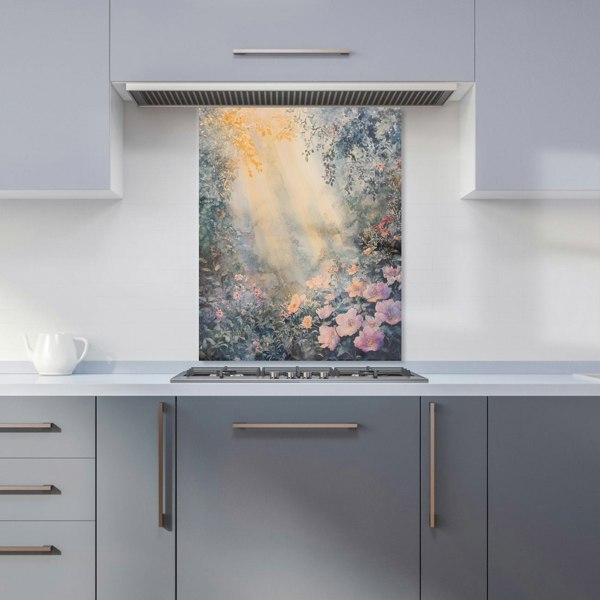 Warren Reed Flowers in the Wood Glass Kitchen Splashback - 00002