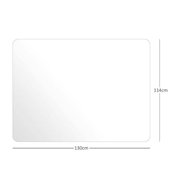 Nicoman Chair Mat for Hard Floors - Transparent