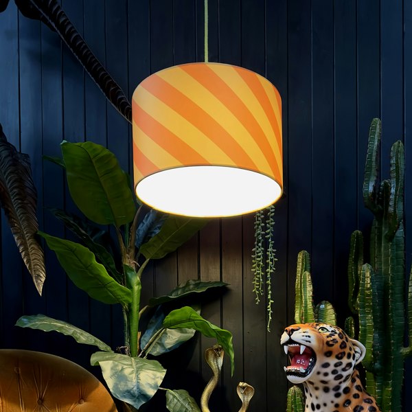 Love Frankie Marmalade Helter Skelter Velvet Lampshades