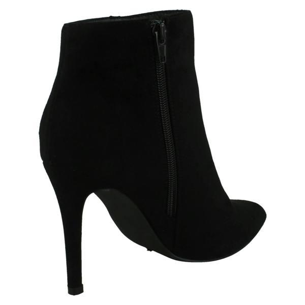 Spot On Ladies Spot On High Heel Stiletto Ankle Boots F51219