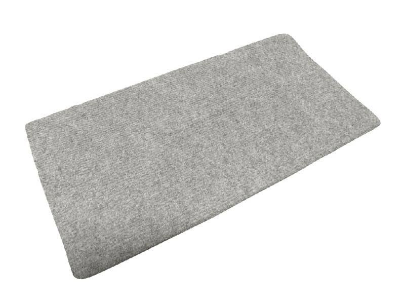 Anti-Slip Caravan Step Mat Grey Cover - Universal Rug Feet Clean