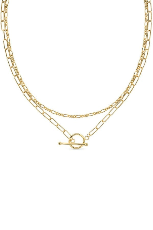 14K Gold Link Chain Minimalist Choker - Necklaces - Elk & Bloom