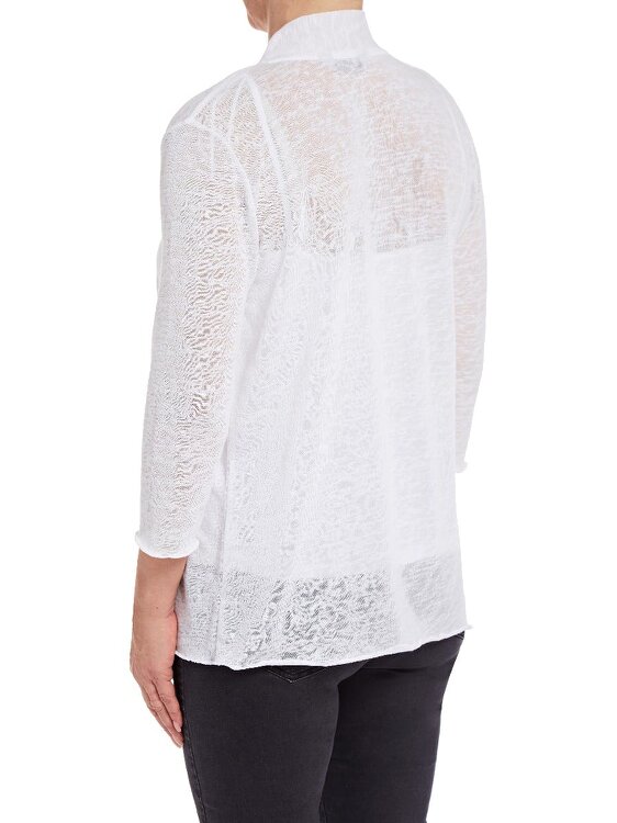 PennyPlain Cardi 3qs - White