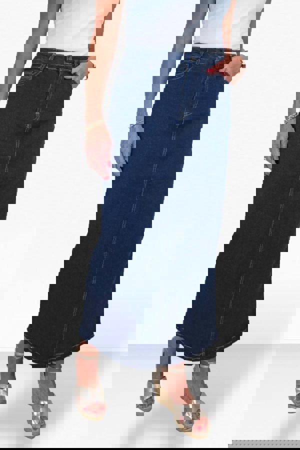 Paulo Due Women's Denim Maxi Skirt