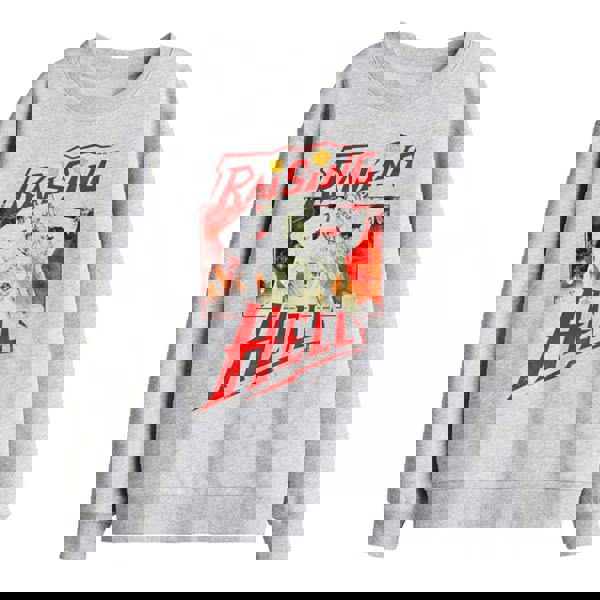 Stranger Things Childrens/Kids Raising Hell Eddie Munson Sweatshirt - Athletic Heather