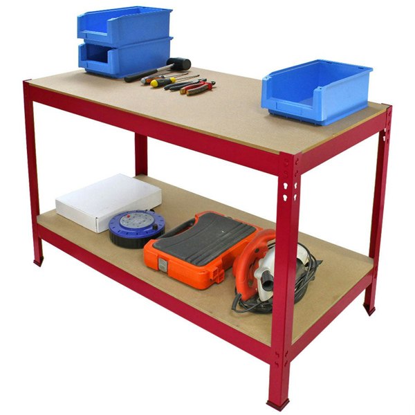 Monster Racking Q-RAX Red Workbench - 100cm