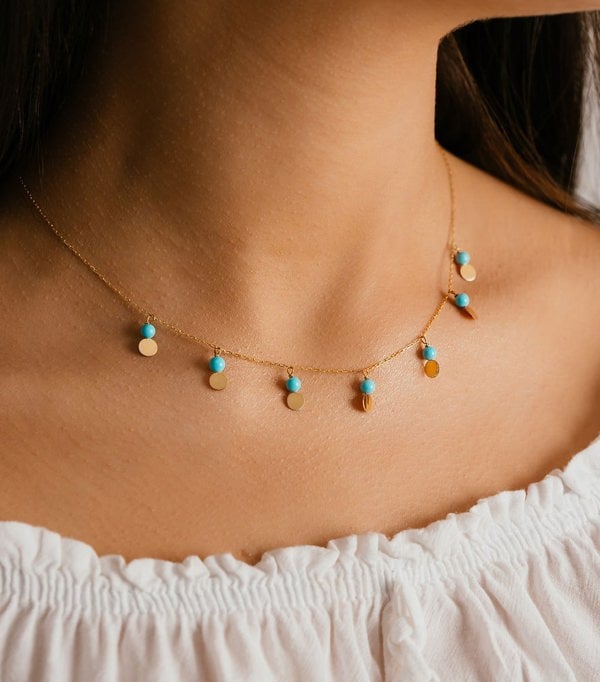 Hafeez Jewellery Badawi Turquoise Necklace