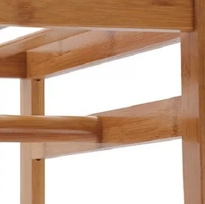 Modcraft Wooden Clothes Rail Rack – Heavy Duty Garment Hanging Stand with Shelves Open Wardrobe