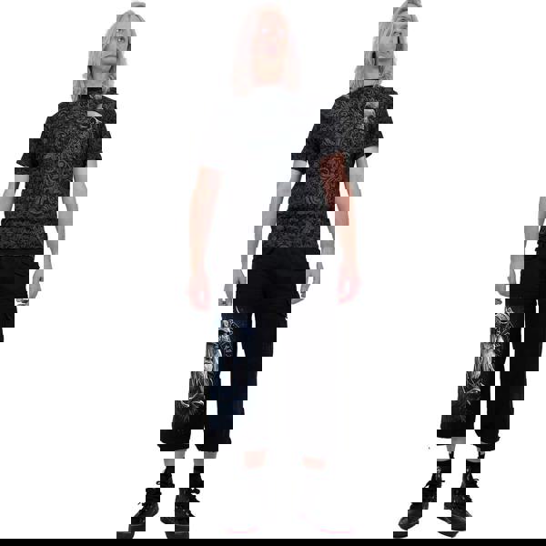 Spiral Direct ODIN'S WARRIOR - Vintage Cargo Shorts 3/4 Long Black