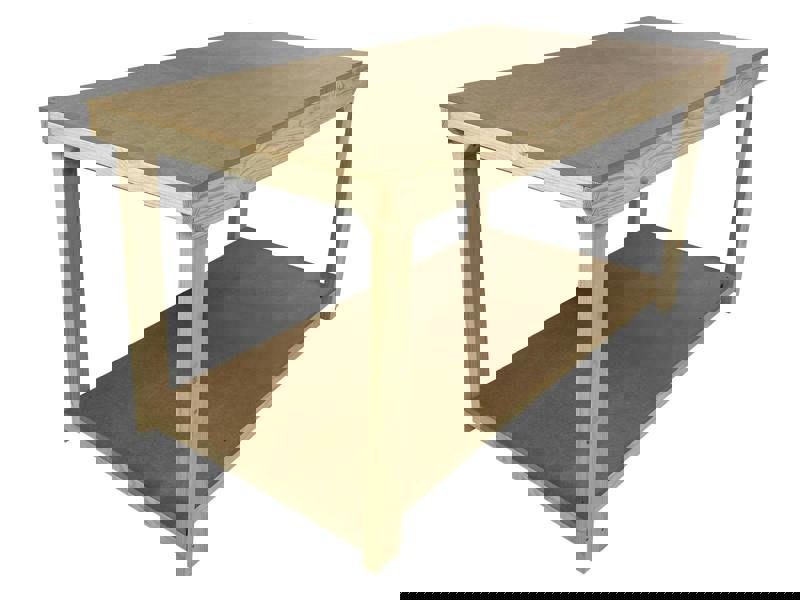 Arbor Garden Solutions Wooden Workbench MDF Top Depth-4ft