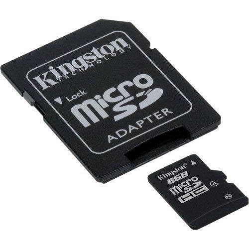 Kingston Panasonic Lumix DMC-FS50 Digital Camera Memory Card 8GB microSDHC Memory Card with SD Adapter