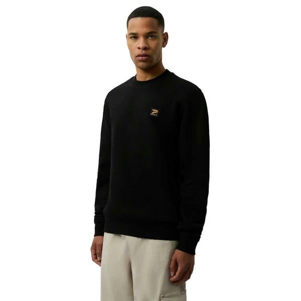 Patrick Mens Oscar Crew Neck Sweatshirt - Black