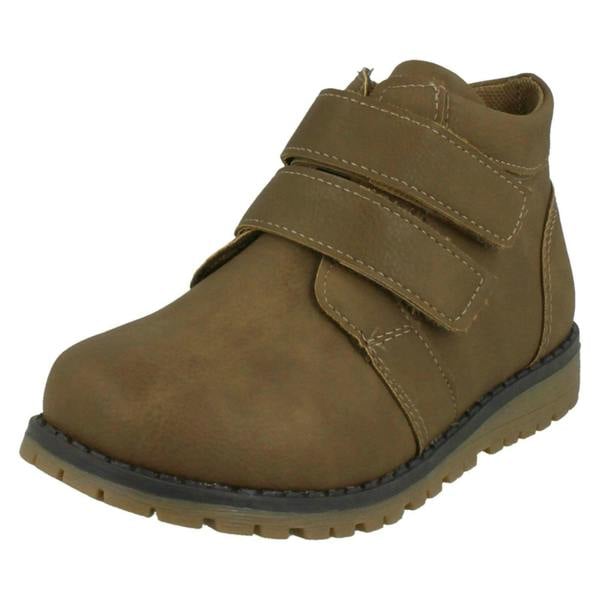 JC Dees Boys JCDees Round Toe Double Strap Ankle Boots