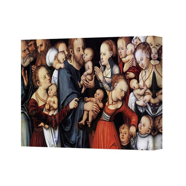 Benjamin Tate Design Canvas Print Adoration Of The Child Jesus Renaissance Wall Art