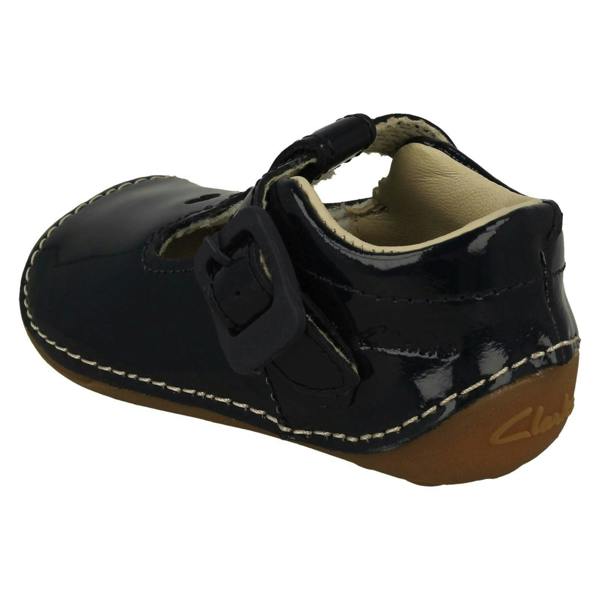 Clarks Girls Clarks Casual Pre Walker Shoes with Heart Detail Tiny Beat T