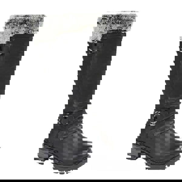 Cipriata Womens/Ladies PU Mid Calf Boots - Black - 