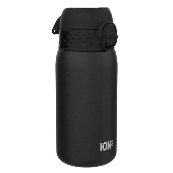 ION8 Leak Proof Thermal Steel Water Bottle, Insulated, Black, 320ml (11oz)