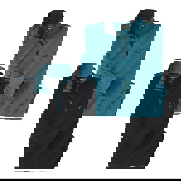 Atlas For Men Mens Microfleece Jumper (Pack of 2) - Black/Blue - 