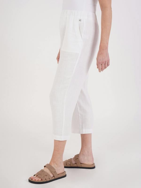 TIGI Relaxed Patch Pocket Trouser - White
