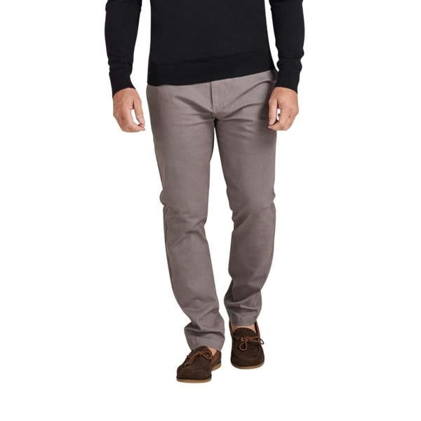 Raging Bull Mens Classic Chino Trousers - Grey - 