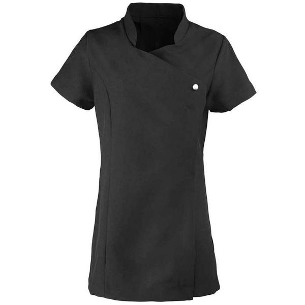 Premier Womens/Ladies Blossom Short Sleeve Tunic - Black