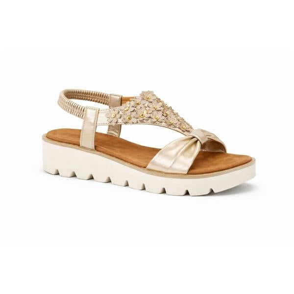 Cipriata Cipriata SALVIA Womens Slingback Sandals Gold