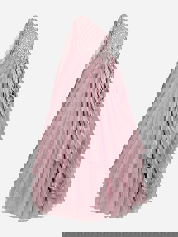 Maison Ava Girls Belinda Occasion Dress in Purple