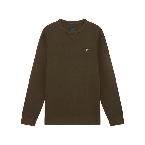 Lyle & Scott Mens Crew Neck Long-Sleeved Sweatshirt - Olive