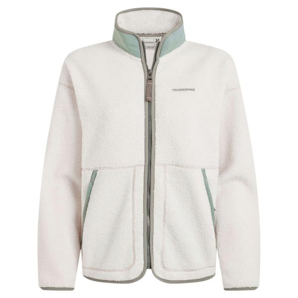 Craghoppers Womens/Ladies National Trust Avens Full Zip Fleece Jacket - Ecru - 