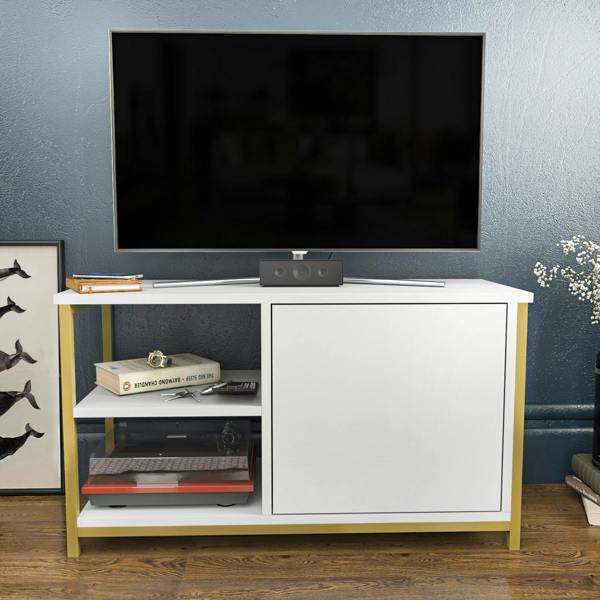 Decorotika Muskegon Modern Tv Stand TV Cabinet for TV's up to 41"