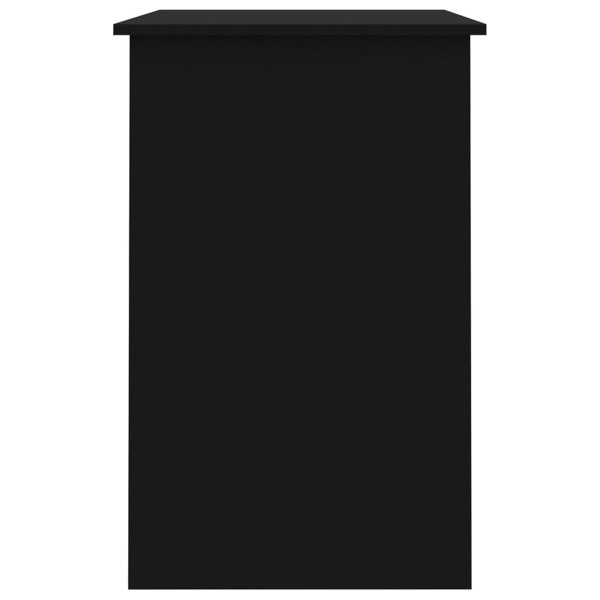 Berkfield Desk Black 100x50x76 cm Engineered Wood