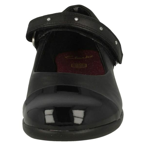 Clarks Girls Clarks Studded Strap School Shoes Prime Walk