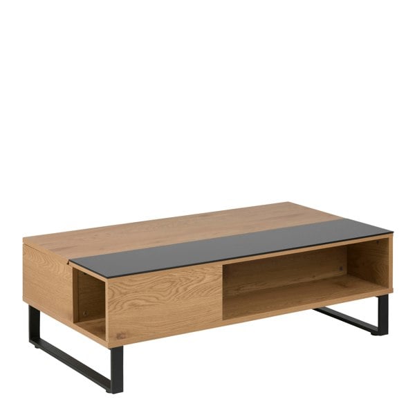 Furniture To Go Azalea Lift Up Coffee Table in Black & Oak