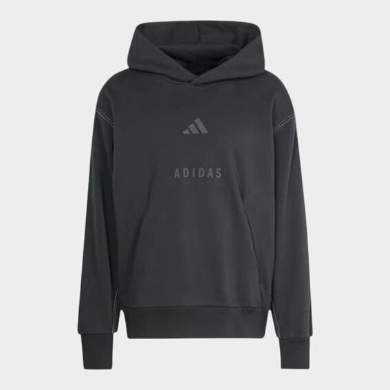 Adidas SZN Fleece Graphic Hoodie Black