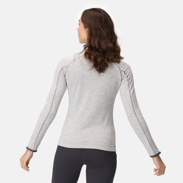 Regatta Yonder Half Zip Women's Quick Drying Running Fleece Top - White