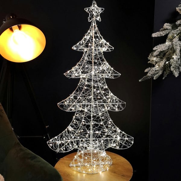 Samuel Alexander 90cm Light Up Tree Christmas Decoration with 300 Warm White LEDs