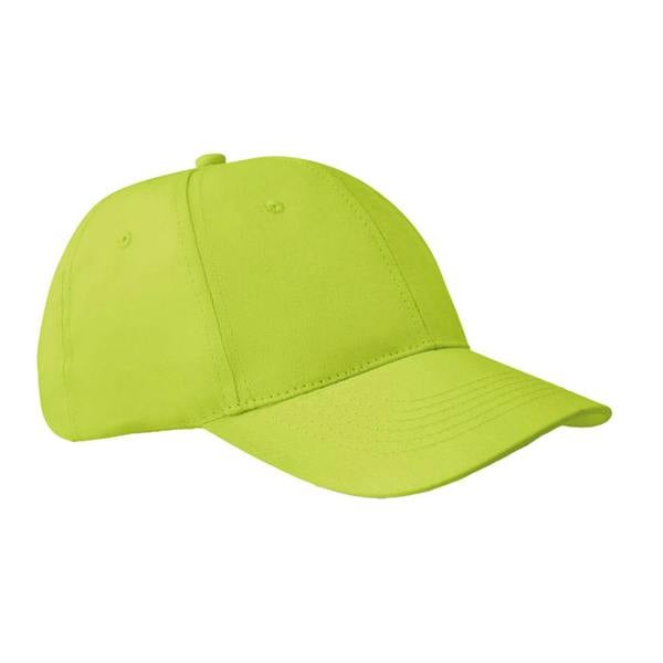 MidOcean Basie 6 Panel Baseball Cap - Lime - 