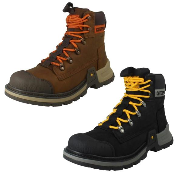 Caterpillar Mens CAT Leather Lace Up Waterproof Work Boots Colorado Expedition WP