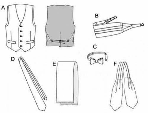 Burda Sewing Pattern 3403 Waistcoats and Ties For Men, 36 to 50 - Intermediate