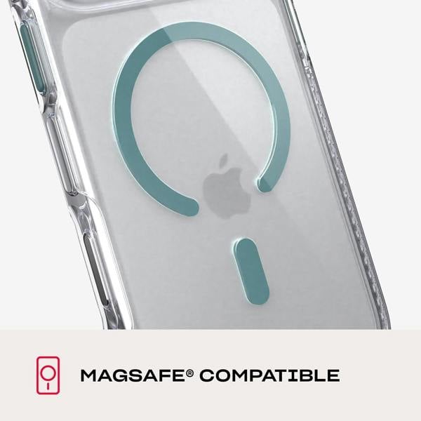 Tech21 Evo Crystal Case with MagSafe for iPhone 17/18 Pro Max 6.9" Clear Emerald Dust - T21-11704