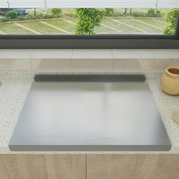 Havendro Stainless Steel Cutting Chopping Board Dough Board Meat Bread Kitchen Worktop